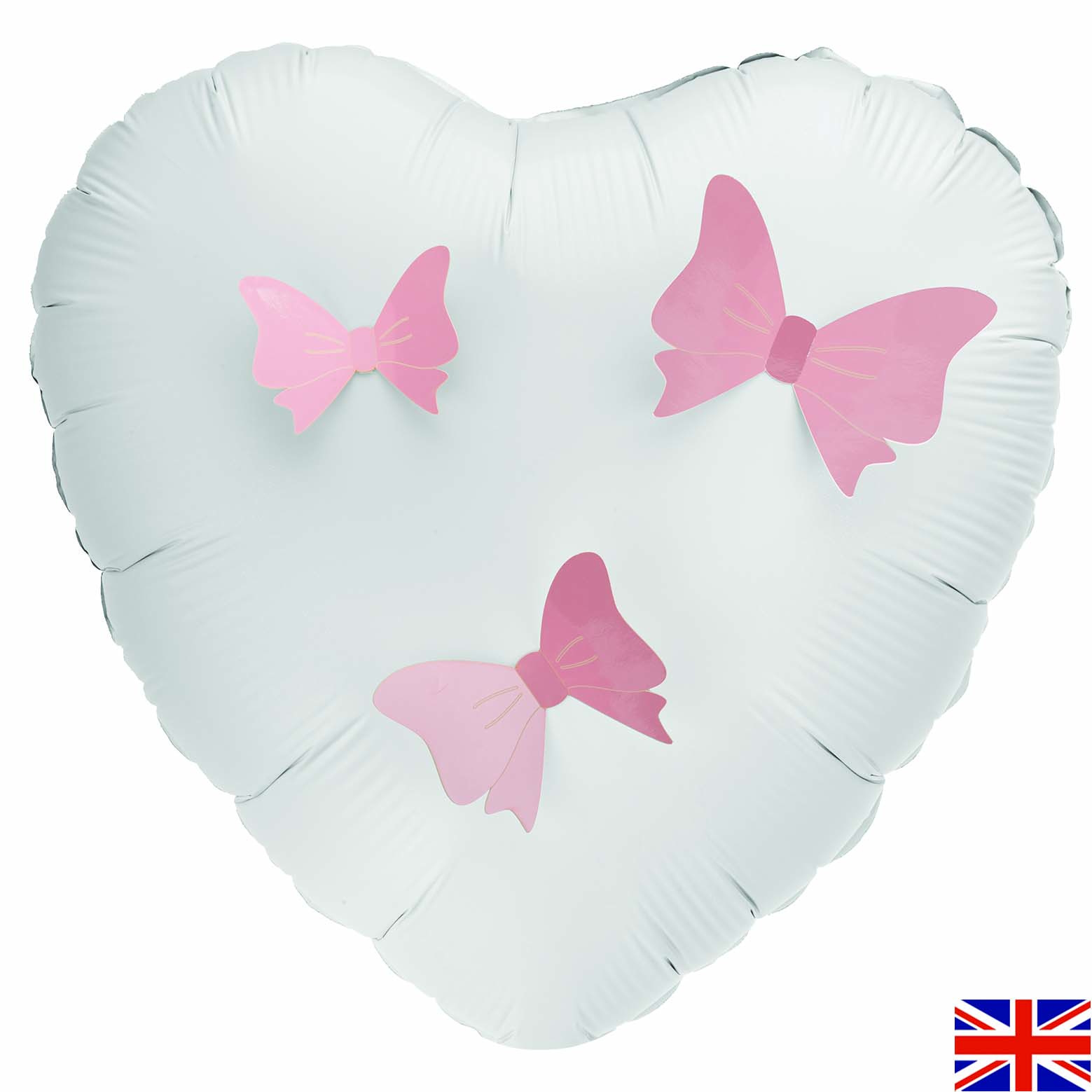 3D Adhesive Bows - Pink - 12 pieces