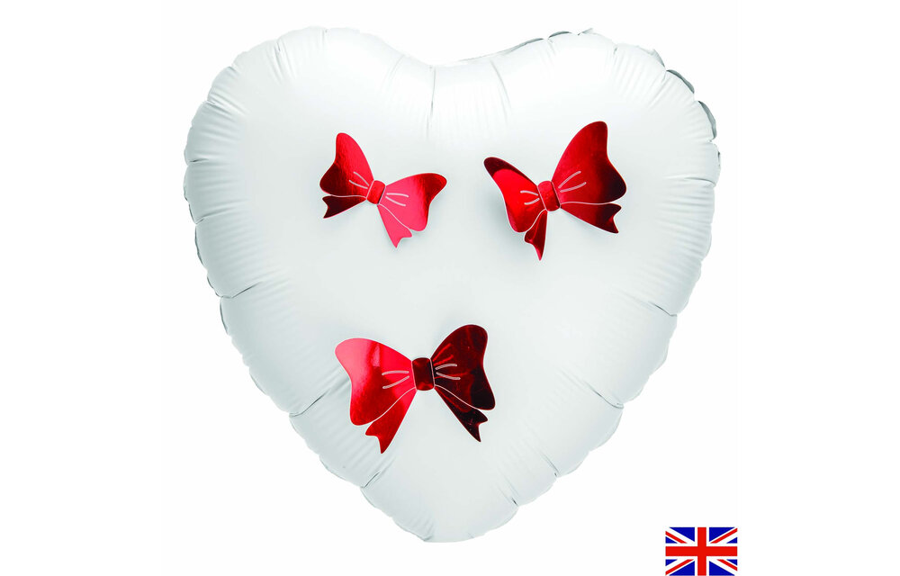 3D Adhesive Bows - Red - 12 stuks