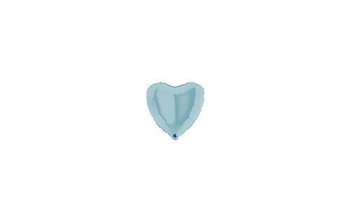 Heart - Pastel Blue - 4 inch - Grabo - 10 Stuks