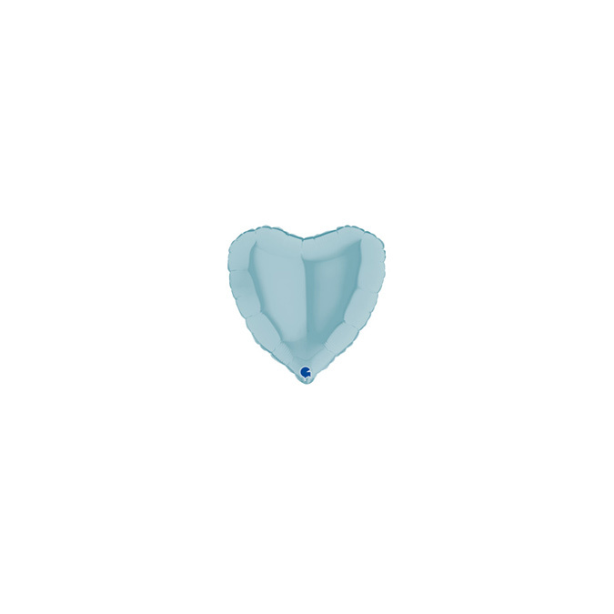 Heart - Pastel Blue - 4 inch - Grabo - 10 Stuks