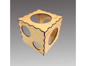 Balloon Sizer Box - MDF 15x15cm