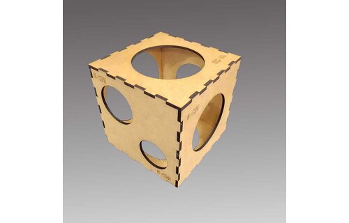 Balloon Sizer Box - MDF 15x15cm