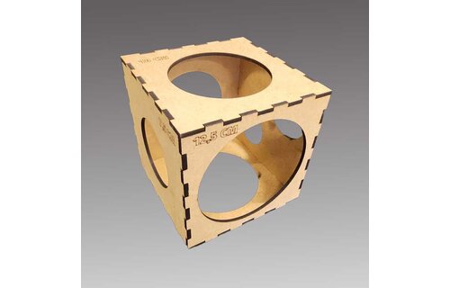 Balloon Sizer Box - MDF 15x15cm