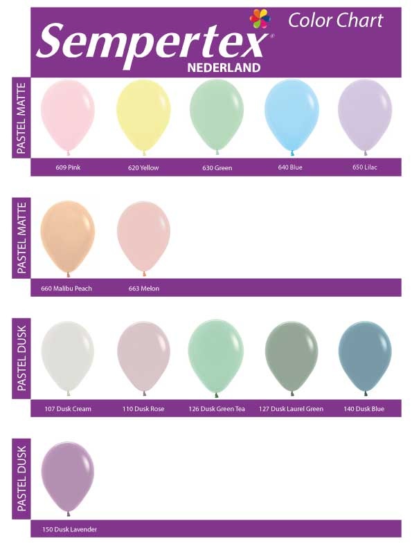 Sempertex Nederland kleurenlijst Matte/Dusk
