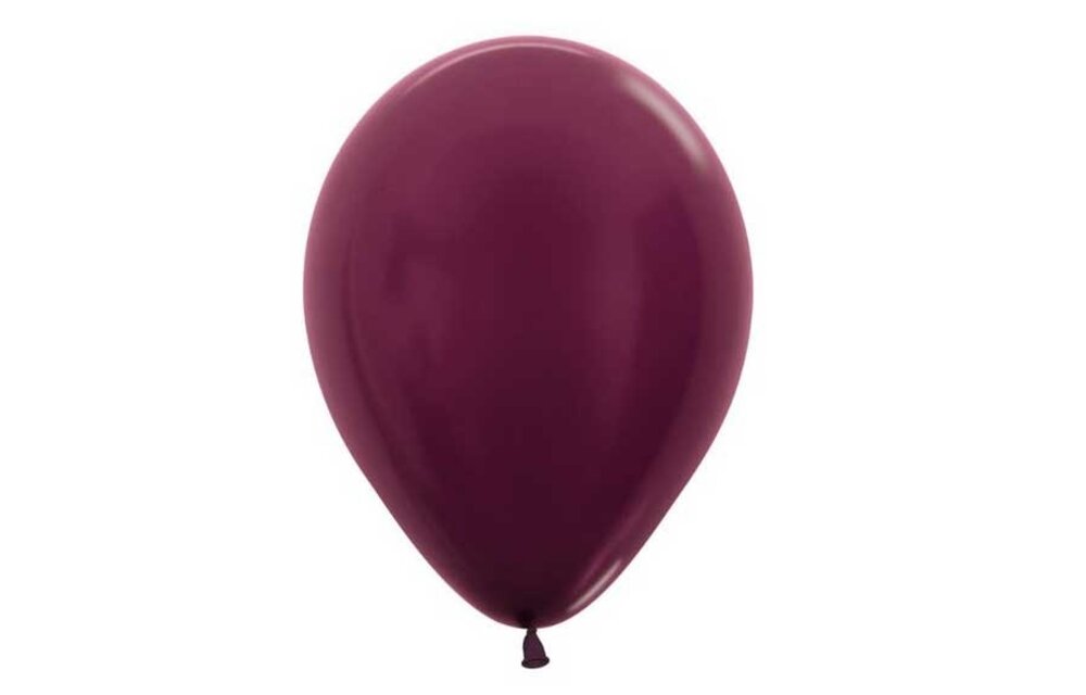 Sempertex 5 inch  Metallic - Burgundy 518 - 50 Stuks
