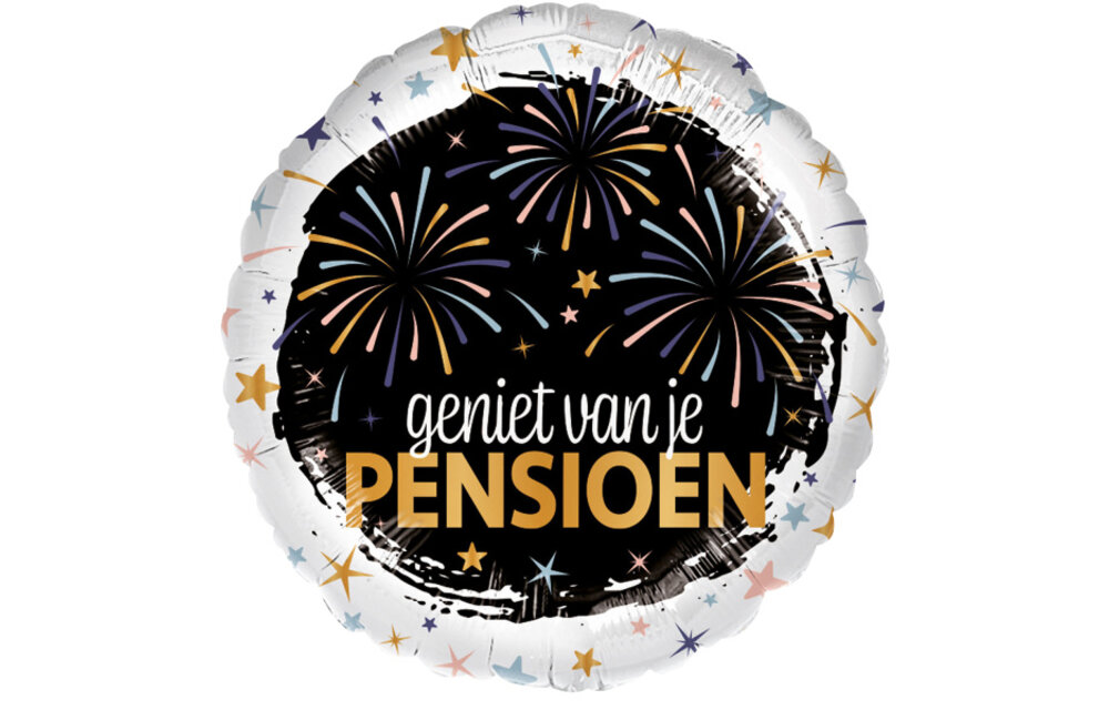 Geniet van je Pensioen - Black - 43cm