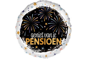 Geniet van je Pensioen - Black - 43cm