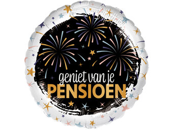 Geniet van je Pensioen - Black - 43cm