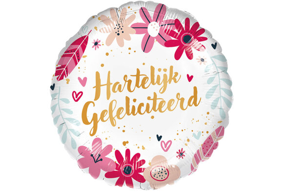 Hartelijk Gefeliciteerd -  BoHo - 45cm