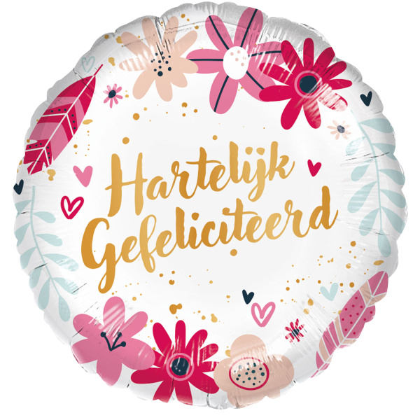 Hartelijk Gefeliciteerd -  BoHo - 45cm