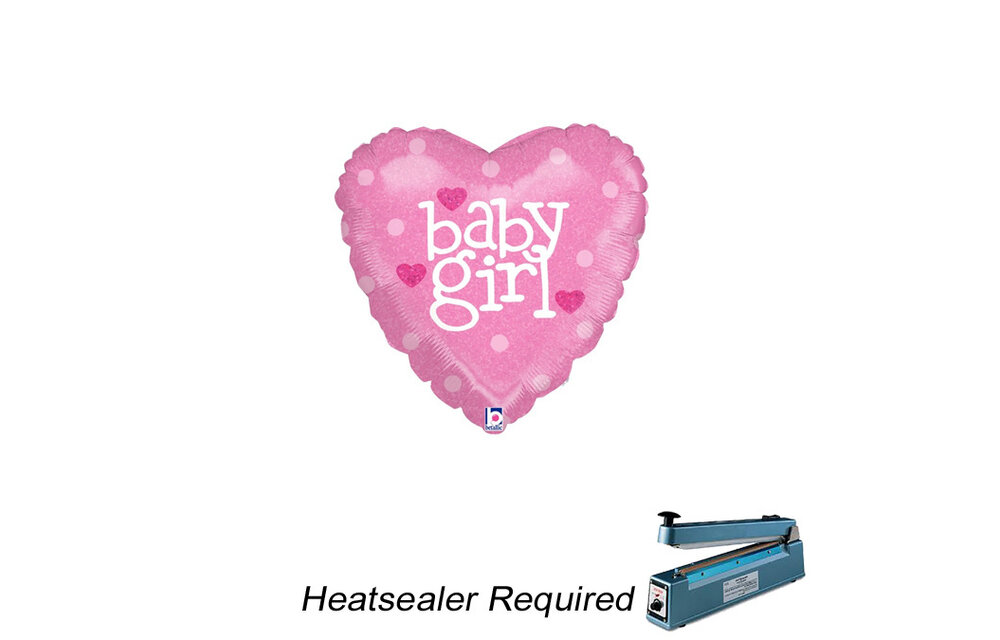 MICRO - HEART Baby Girl Glittering - 9inch - Grabo - VOL