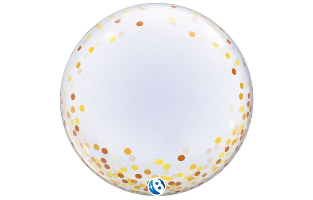 DECO BUBBLE - 24 inch - Confetti Gold - Takara
