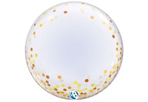 DECO BUBBLE - 24 inch - Confetti Gold - Takara