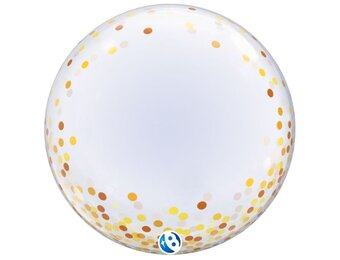 DECO BUBBLE - 24 inch - Confetti Gold - Takara
