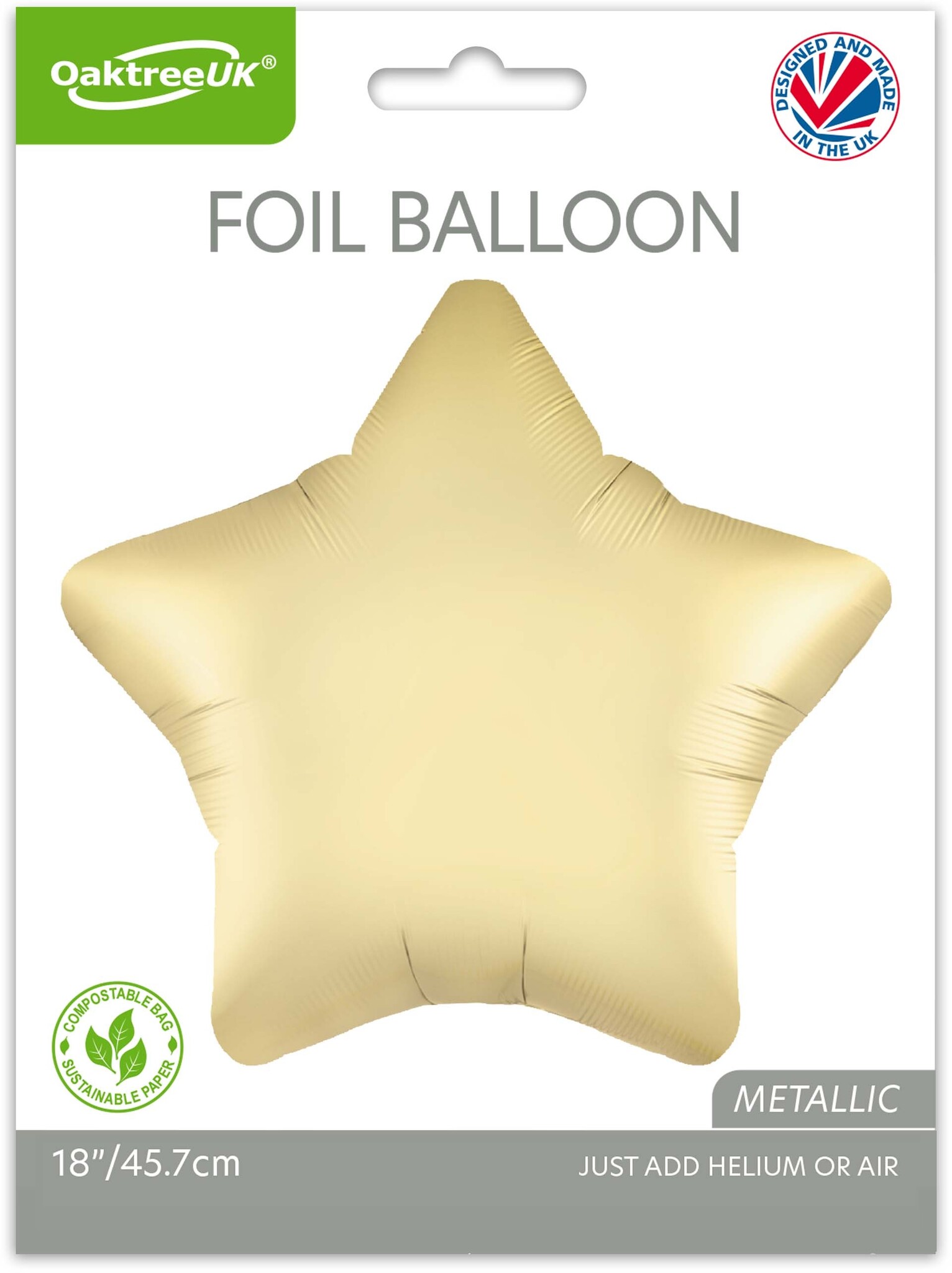 Star - Gold Silk - 19 inch - Oaktree - 5 stuks