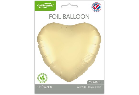 Heart - Gold Silk - 18 inch - Oaktree