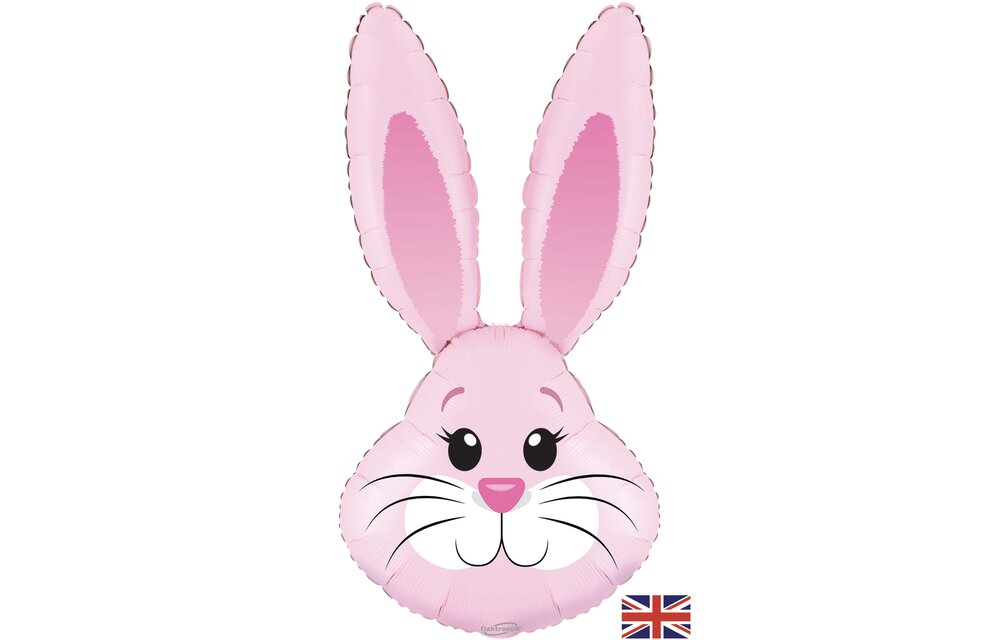 Cute Rabbit - Pink Metallic - 35 inch - Oaktree