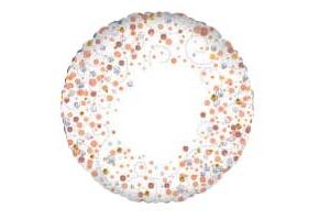 Sparkling Fizz - Blanco - White/Rose Gold - 18inch - Oaktree