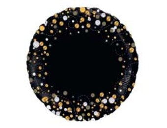 Sparkling Fizz - Blanco - Black/Gold - 18 inch - Oaktree