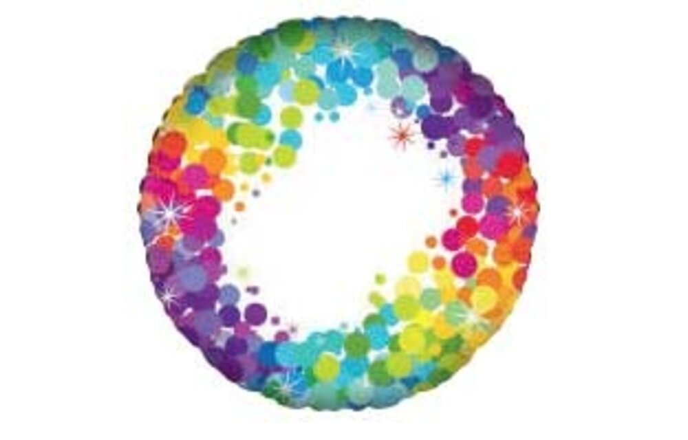 Colourful Confetti - Blanco - Oaktree - 18 inch