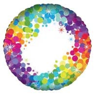 Colourful Confetti - Blanco - Oaktree - 18 inch