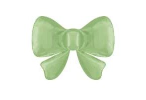 Bow - Satin Pastel Pistachio - 13.4 inch - 5 pcs