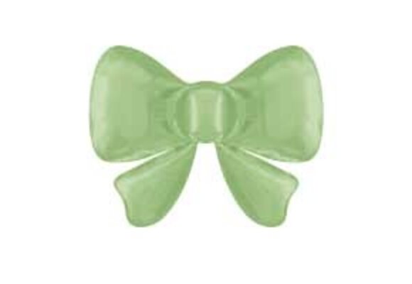 Bow - Satin Pastel Pistachio - 13.4 inch - 5 pcs