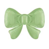 Bow - Satin Pastel Pistachio - 13.4 inch - 5 pieces