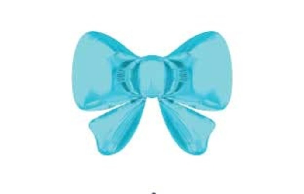 Bow - Satin Pastel Blue - 13.4 inch - 5 stuks