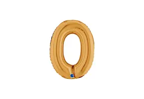 Cijfer Mini Gold - 0 - GRABO - 14 inch