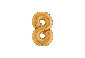 Cijfer Mini Gold - 8 - GRABO - 14 inch