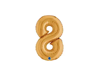 Cijfer Mini Gold - 8 - GRABO - 14 inch