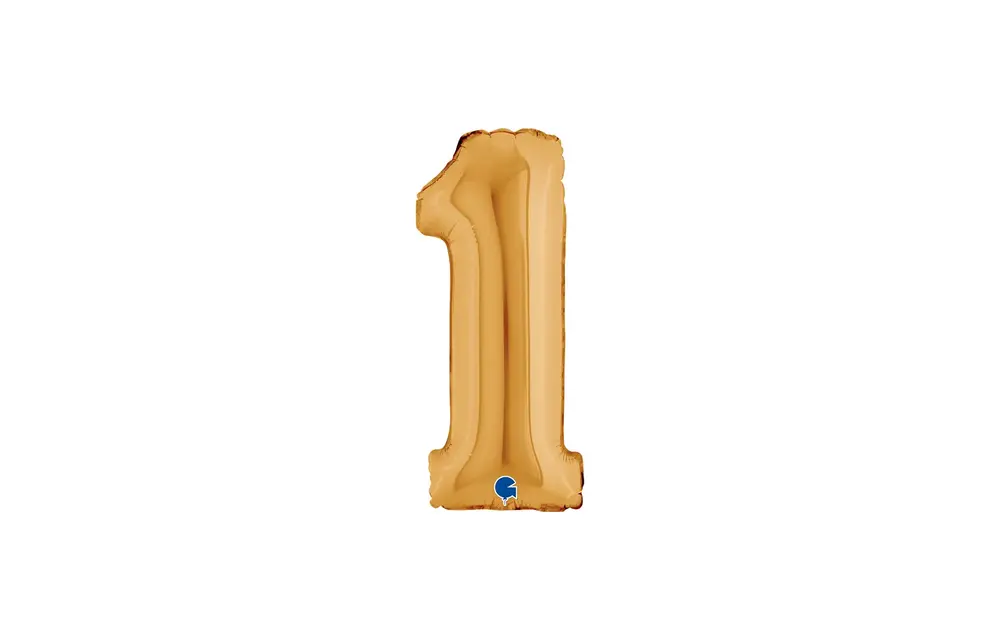 Cijfer Mini Gold - 1 - GRABO - 14 inch