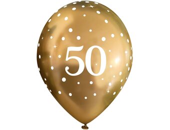 11 inch - Sparkling Fizz - 50 - Chromium Gold - 6 stks