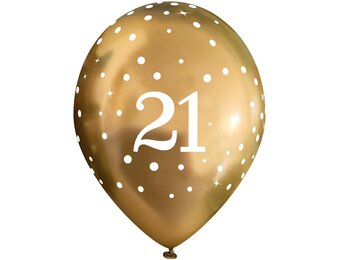 11 inch - Sparkling Fizz - 21 - Chromium Gold - 6 stks