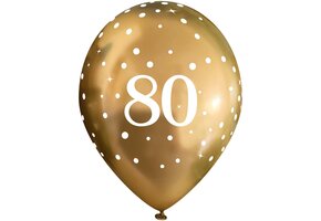 11 inch - Sparkling Fizz - 80 - Chrome Gold - 6 stks