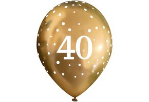 11 inch - Sparkling Fizz - 40 - Chromium Gold - 6 stks