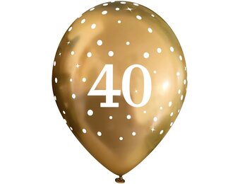 11 inch - Sparkling Fizz - 40 - Chromium Gold - 6 stks