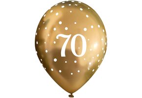 11 inch - Sparkling Fizz - 70 - Chrome Gold - 6 stks
