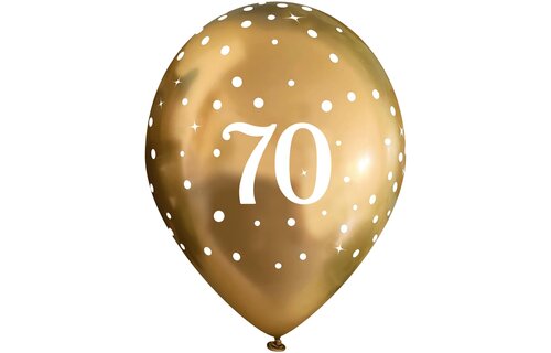 11 inch - Sparkling Fizz - 70 - Chromium Gold - 6 stuks