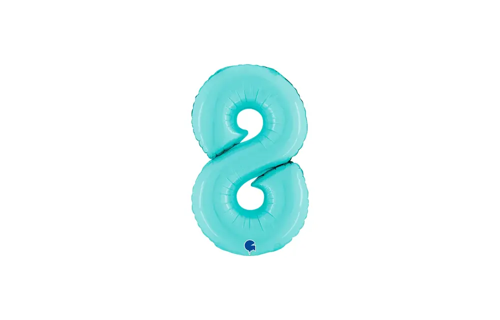 Cijfer Light Blue - 8 - 14 inch - Grabo