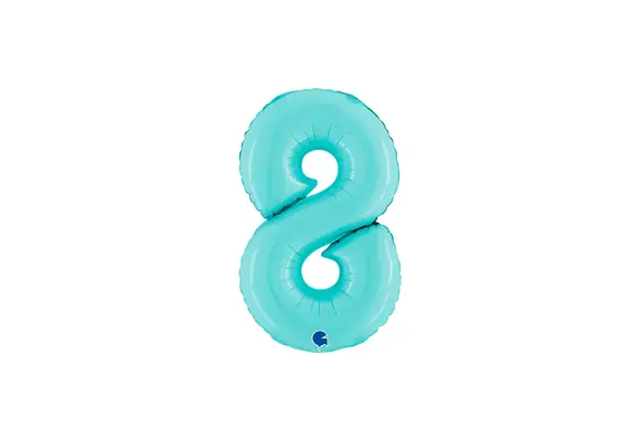 Cijfer Light Blue - 8 - 14 inch - Grabo