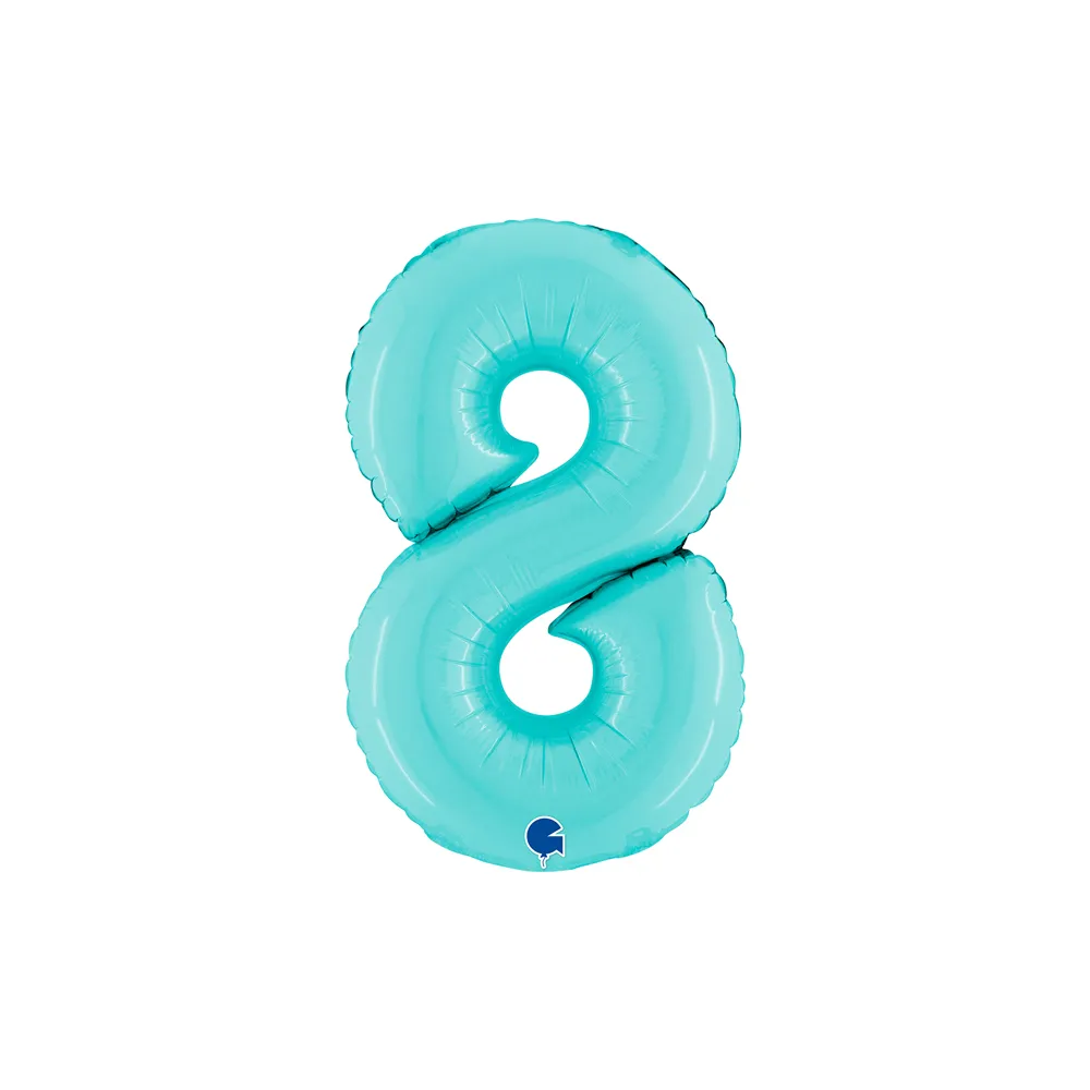 Cijfer Light Blue - 8 - 14 inch - Grabo