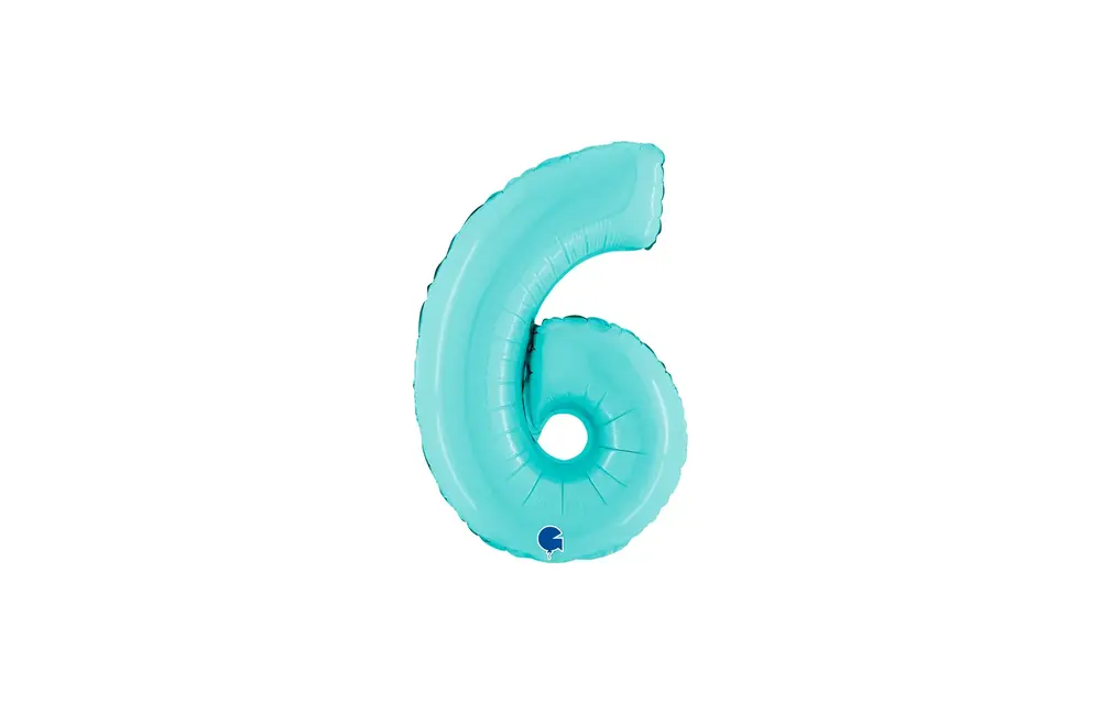 Cijfer Light Blue - 6 - 14 inch - Grabo