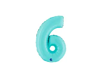 Cijfer Light Blue - 6 - 14 inch - Grabo