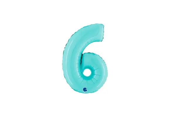 Cijfer Light Blue - 6 - 14 inch - Grabo