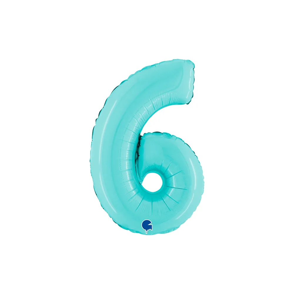 Cijfer Light Blue - 6 - 14 inch - Grabo