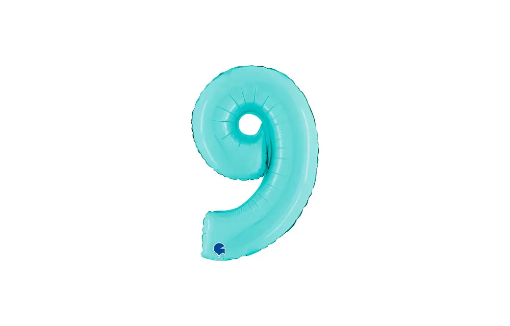 Cijfer Light Blue - 9 - 14 inch - Grabo