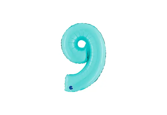 Cijfer Light Blue - 9 - 14 inch - Grabo