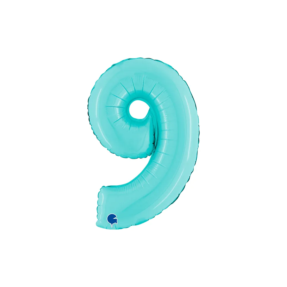 Cijfer Light Blue - 9 - 14 inch - Grabo